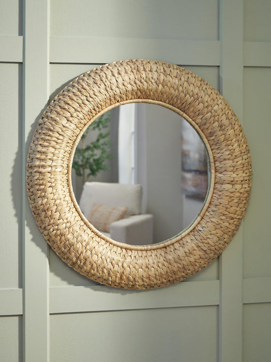 Signature Design by Ashley Briggsburg Accent Mirror - Vaughn Outlet Kankakee IL