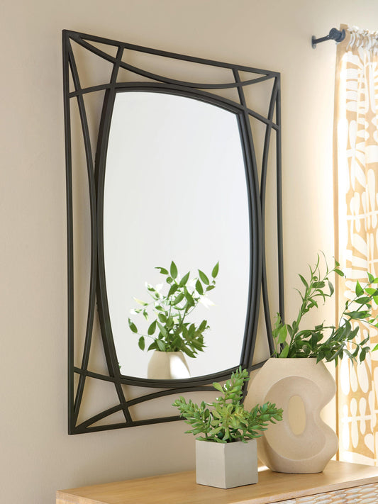 Signature Design by Ashley Freenville Accent Mirror - Vaughn Outlet Kankakee IL