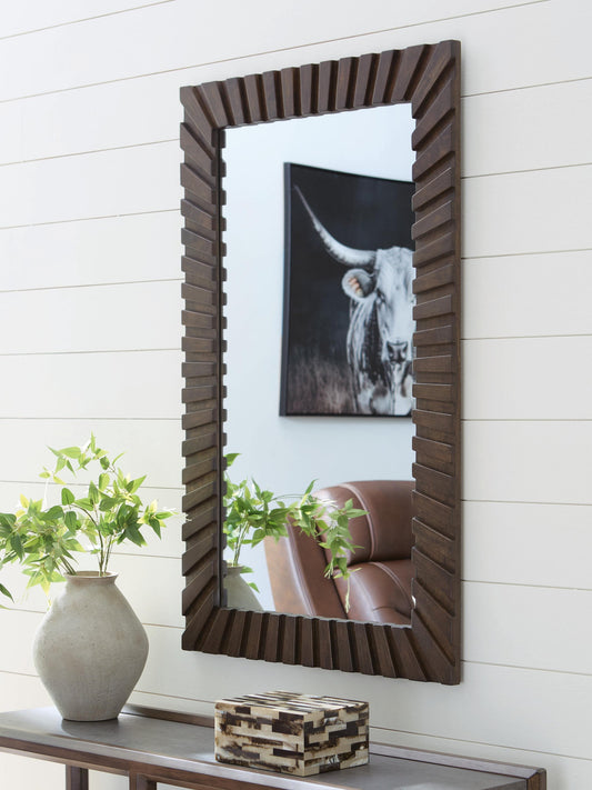 Signature Design by Ashley Advin Accent Mirror - Vaughn Outlet Kankakee IL
