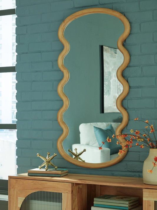 Signature Design by Ashley Serendis Accent Mirror - Vaughn Outlet Kankakee IL