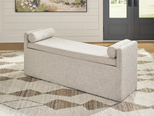 Signature Design by Ashley Galliden Large UPH Dining Room Bench - Vaughn Outlet Kankakee IL