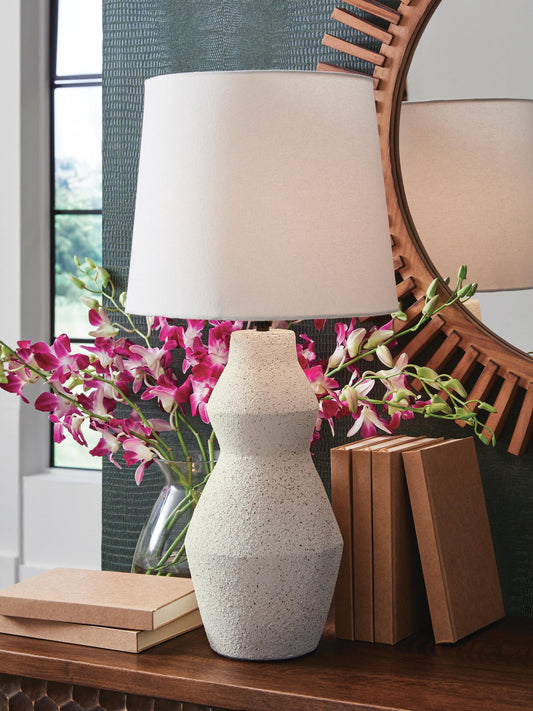 Signature Design by Ashley Dawthorne Paper Table Lamp - Vaughn Outlet Kankakee IL