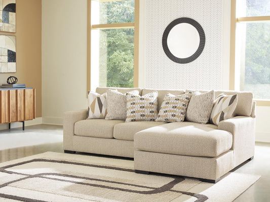 Benchcraft Laurelgrove 2-Piece Sectional Sofa Chaise - Vaughn Outlet Kankakee IL