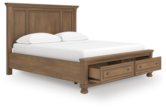 Signature Design by Ashley Feddinger California King Panel Storage Bed - Vaughn Outlet Kankakee IL