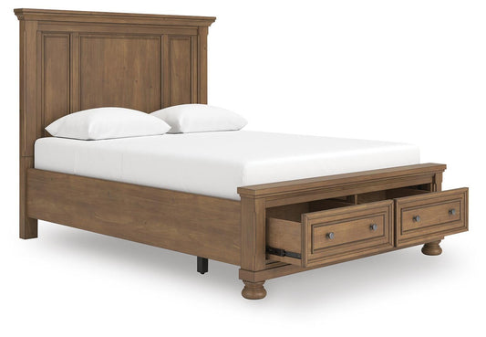 Signature Design by Ashley Feddinger Queen Panel Storage Bed - Vaughn Outlet Kankakee IL