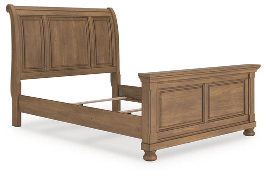 Signature Design by Ashley Feddinger Queen Sleigh Bed - Vaughn Outlet Kankakee IL