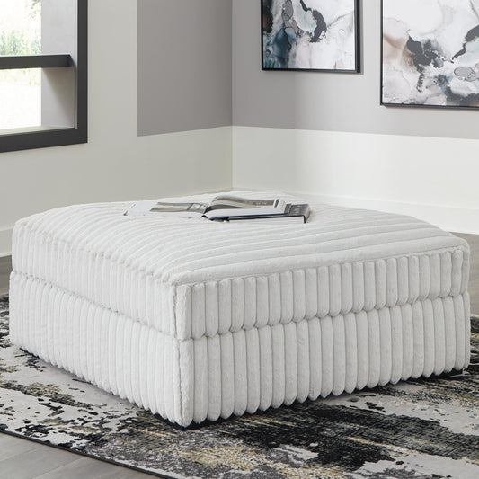 Signature Design by Ashley Stupendous Oversized Accent Ottoman - Vaughn Outlet Kankakee IL