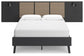 Charlang Queen Panel Platform Bed with 2 Extensions