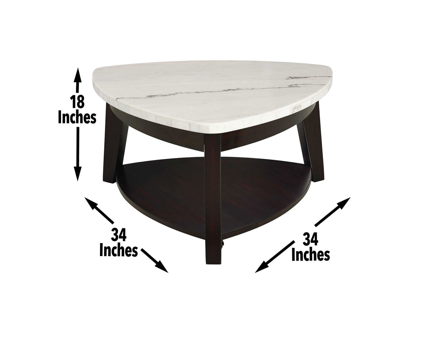 Francis 3-Pack Marble Top Set(Cocktail & 2 End Tables)