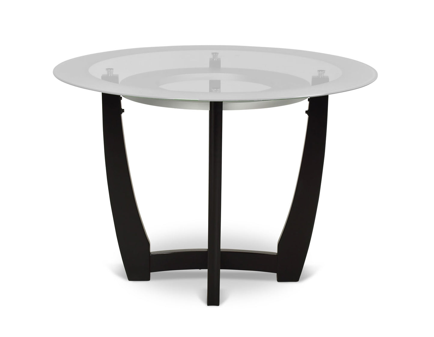 Verano 5 Piece Set
(Glass Top Table & 4 Black Side Chairs)