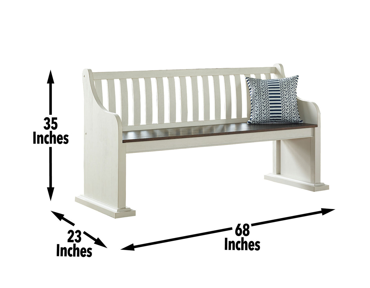 Joanna Bench with Back