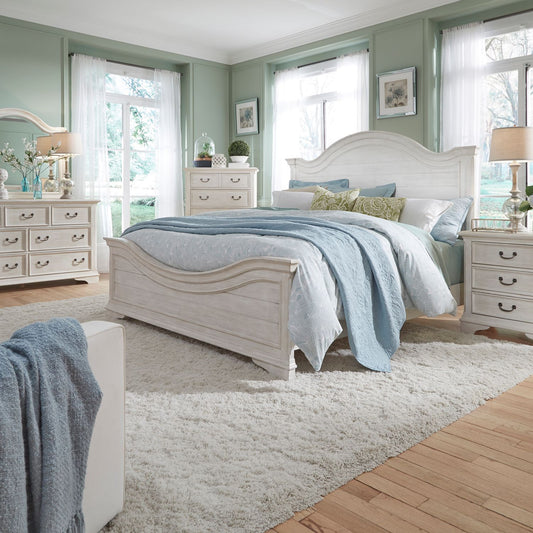 Bayside - Queen Panel Bed, Dresser & Mirror, Chest, Night Stand