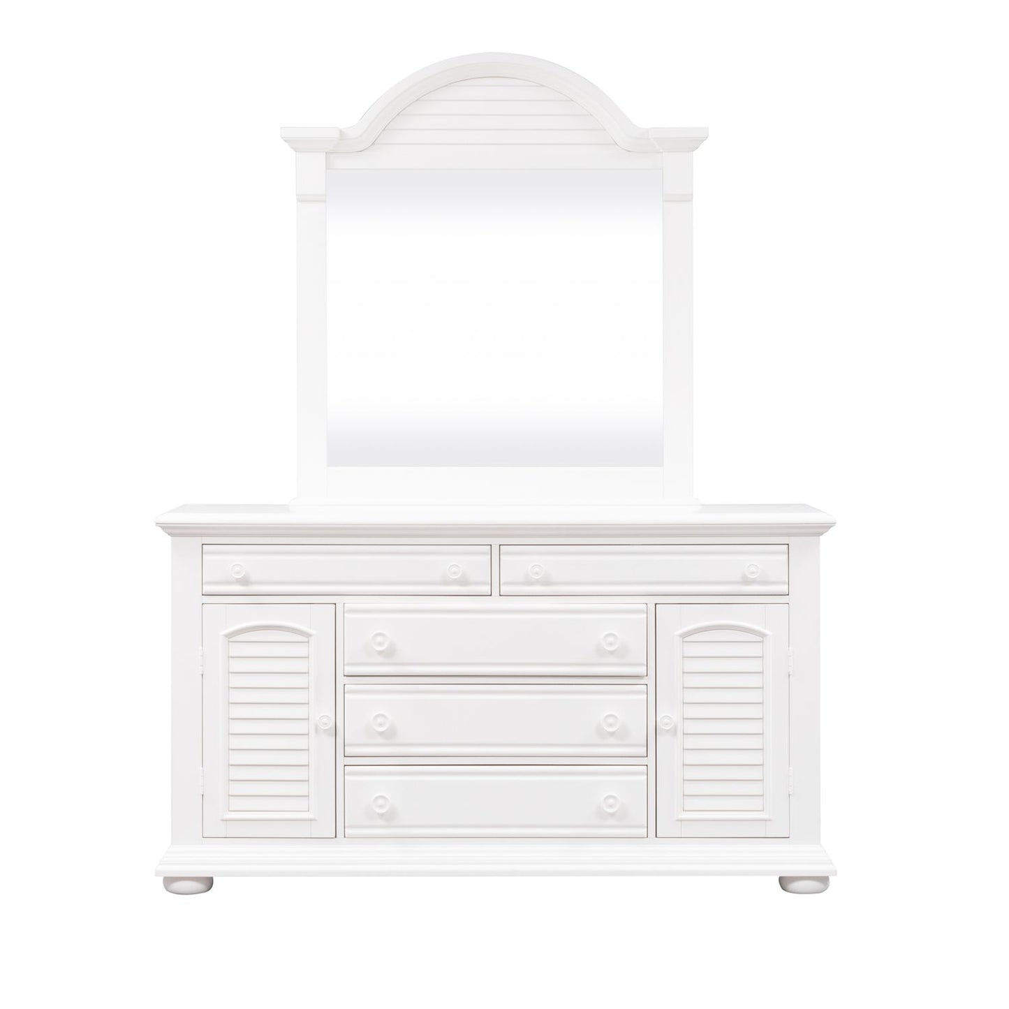 Summer House I - Queen Panel Bed, Dresser & Mirror, Chest, Night Stand