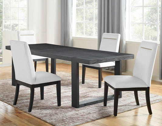 Yves 5 Piece Dining Set
(Table & 4 White Performance Side Chairs)