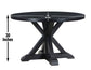 Molly 48-inch Round Dining Table, Black