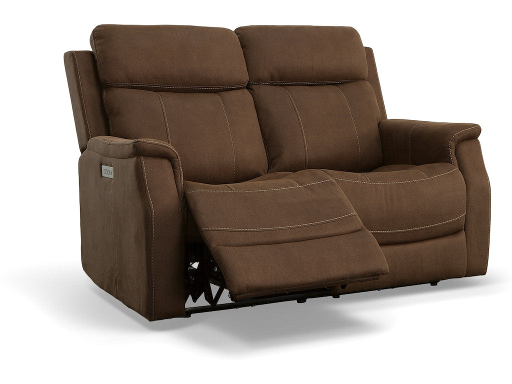Easton Power Reclining Loveseat with Power Headrests and Lumbar