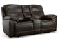 Jackson Power Reclining Loveseat with Console and Power Headrests