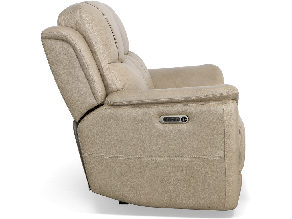 Crew Power Reclining Loveseat with Power Headrests and Lumbar