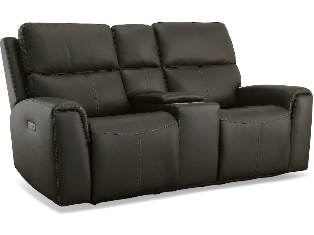 Jarvis Power Reclining Loveseat with Console and Power Headrests