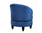 Sophia Swivel Accent Chair, Blue Velvet