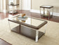 Truman Cocktail Table [stainless steel]
