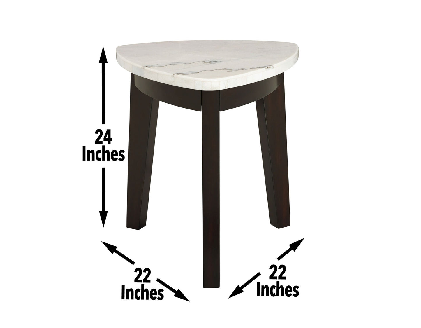 Francis 3-Pack Marble Top Set(Cocktail & 2 End Tables)