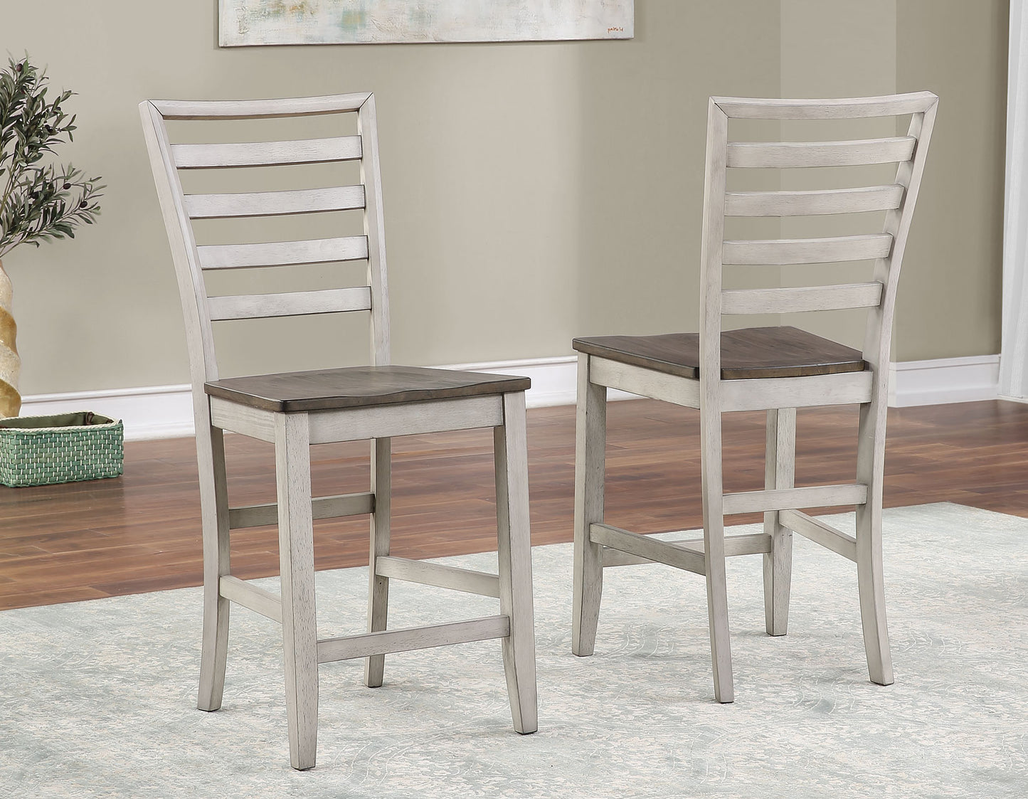 Abacus 5-Piece Counter Dining Set
(Counter Table & 4 Counter Chairs)