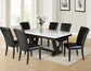Finley 7 Piece Marble Top Dining
(Table & 6 Side Chairs)