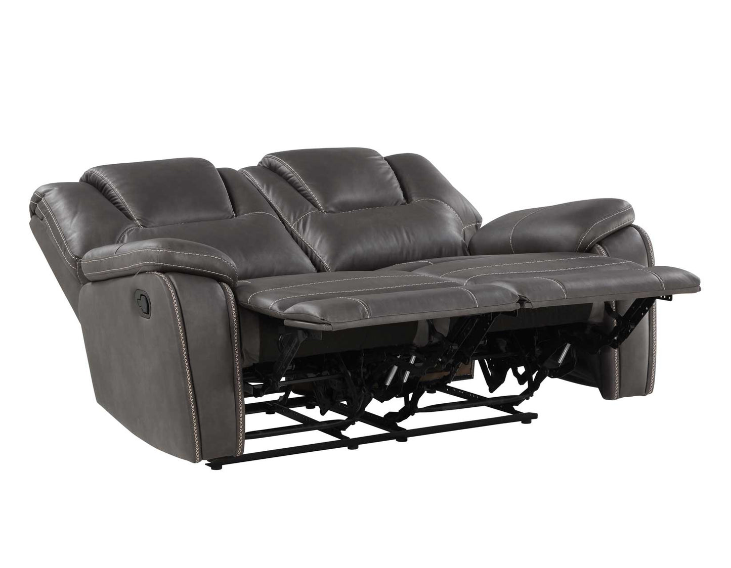 Katrine 3-Piece Manual Motion Set, Charcoal
(Sofa, Loveseat & Chair)