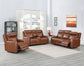 Natalia Coach 3-Piece Dual-Power Leather Motion Set (Sofa, Loveseat & Chair)