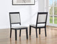 Molly 5-Piece 48-inch Round Dining Set
(Table & 4 Side Chairs)