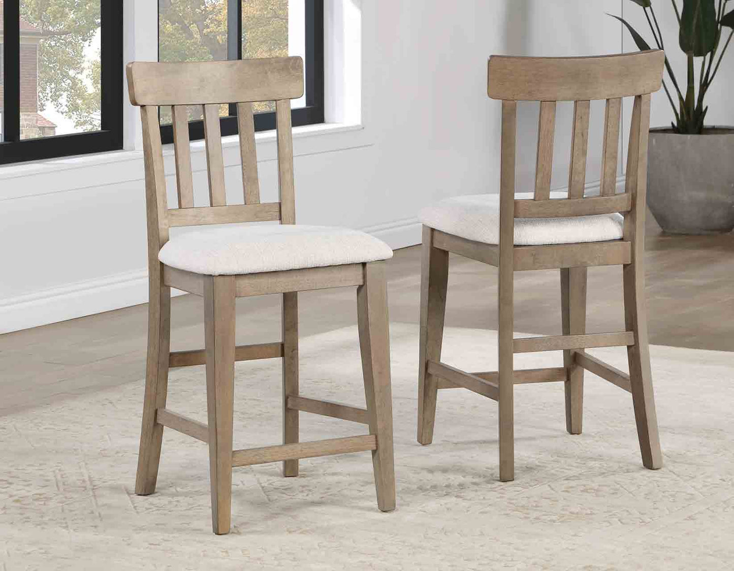 Napa 5-Piece Counter Dining Set, Sand
(Table & 4 Counter Chairs)