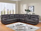Ogden 6-Piece Power Sectional with RAF Recliner