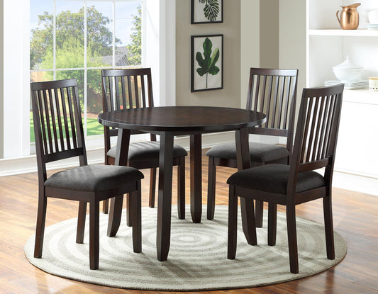 Yorktown 5-Pack 42-inch Round Dining
(Table & 4 Side Chairs)
