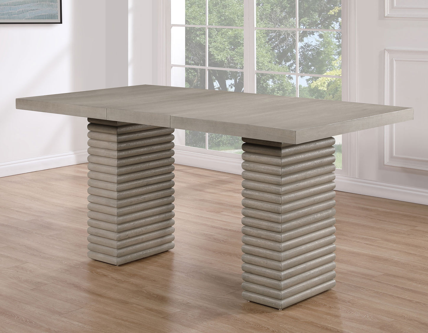 Lily 60-78″ Counter Table w/18″ Leaf